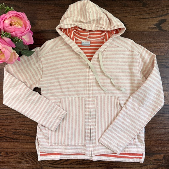 Columbia Melody striped jacket, size M - Picture 1 of 6